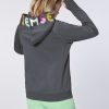 Damen chiemsee Sweatshirts & Sweatjacken | Sweatjacke Aus Baumwollmix Mit Logo-Kapuze