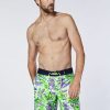 Herren chiemsee Badeshorts & Surfshorts | Knielange Badeshorts Mit Allover-Print Und Taschen