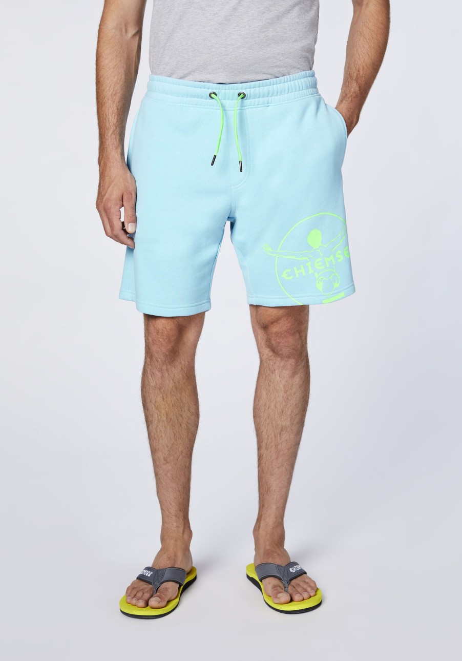 Herren chiemsee Hosen & Shorts | Regular-Fit Bermuda-Shorts Aus Baumwollmix Im Label-Look