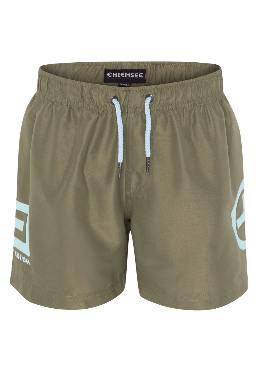 Kinder chiemsee Badeshorts | Jungen-Badeshorts Im Plus-Minus-Design