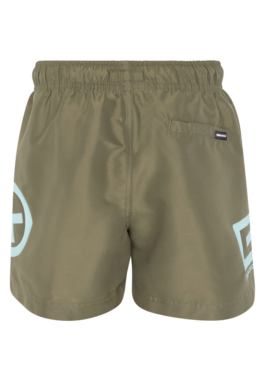 Kinder chiemsee Badeshorts | Jungen-Badeshorts Im Plus-Minus-Design