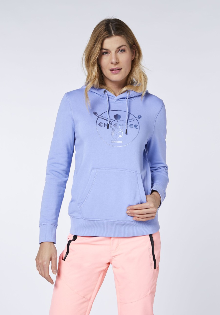 Damen chiemsee Sweatshirts & Sweatjacken | Hoodie Aus Baumwollmix Mit Logo-Motiv