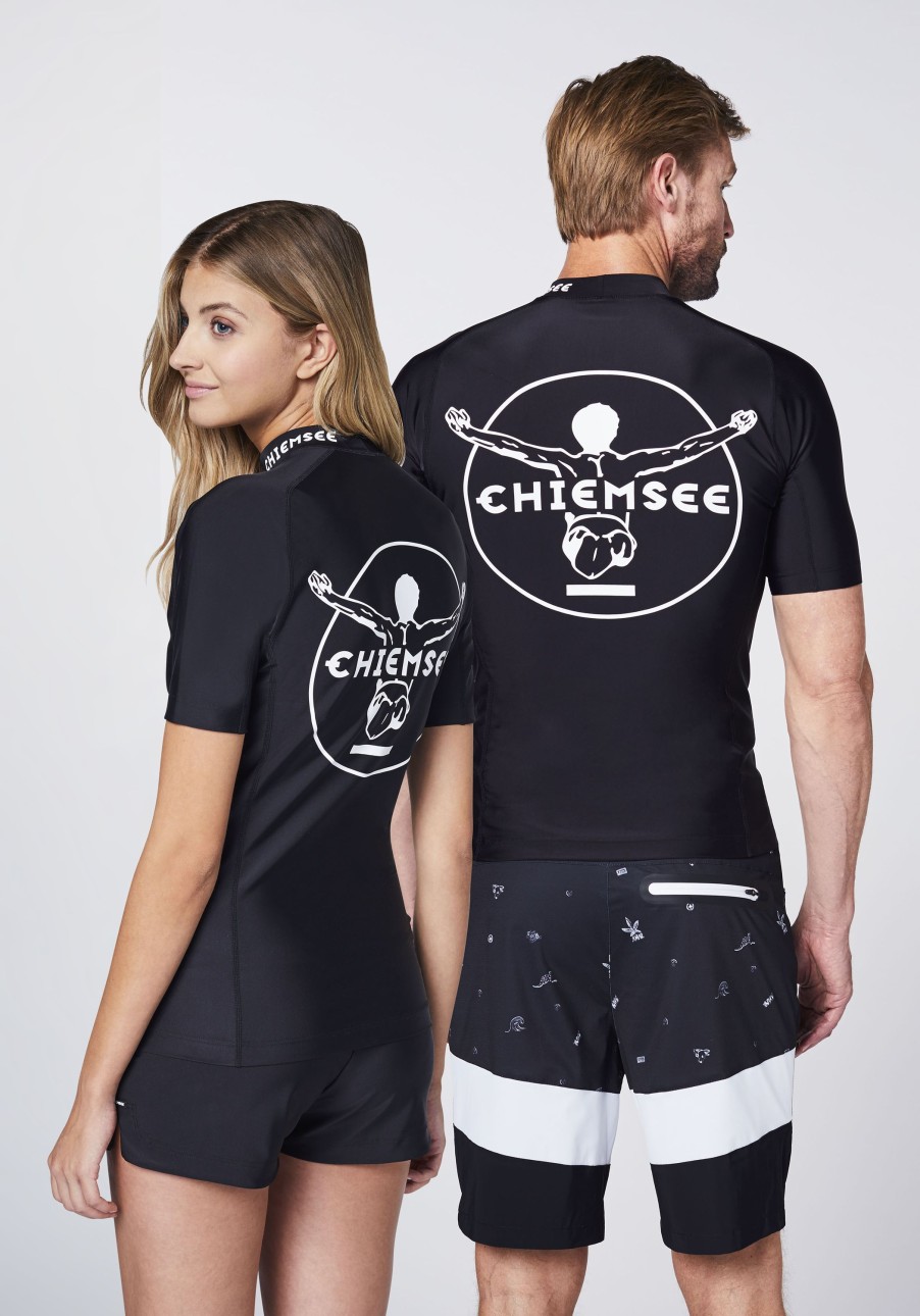 Herren chiemsee Badeshirts | Unisex-Badeshirt Im Label-Design