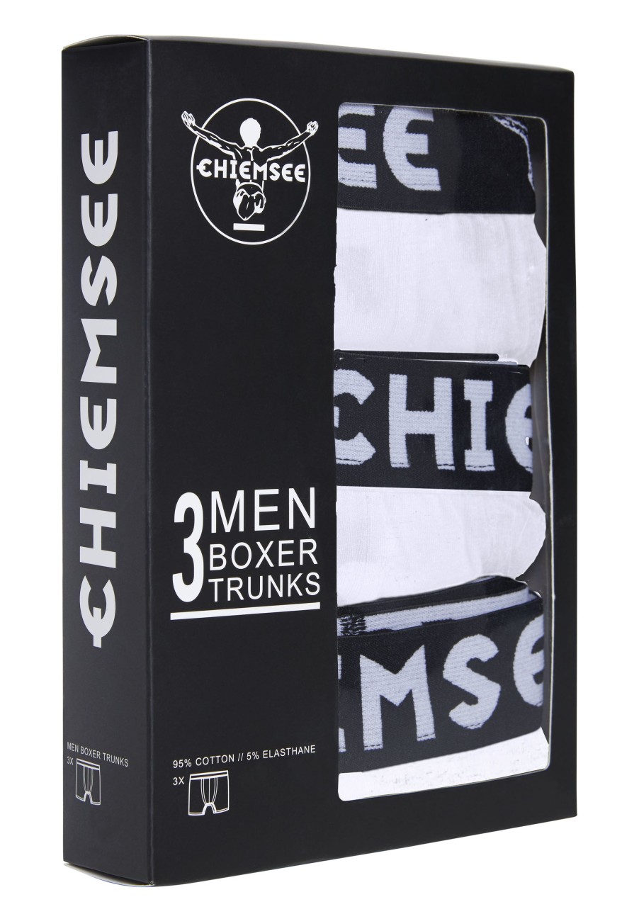 Herren chiemsee Unterwasche & Socken | 3Er-Pack Boxershorts Mit Stretch Und Logo-Bund