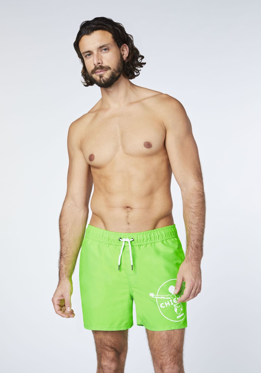 Herren chiemsee Badeshorts & Surfshorts | Badeshorts Mit Label-Symbol Und Taschen