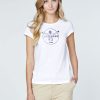 Damen chiemsee T-Shirts & Tops | T-Shirt Aus Jersey Mit Label-Frontprint