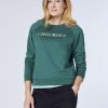 Damen chiemsee Sweatshirts & Sweatjacken | Sweater Aus Baumwollmix Mit Logo-Stitching