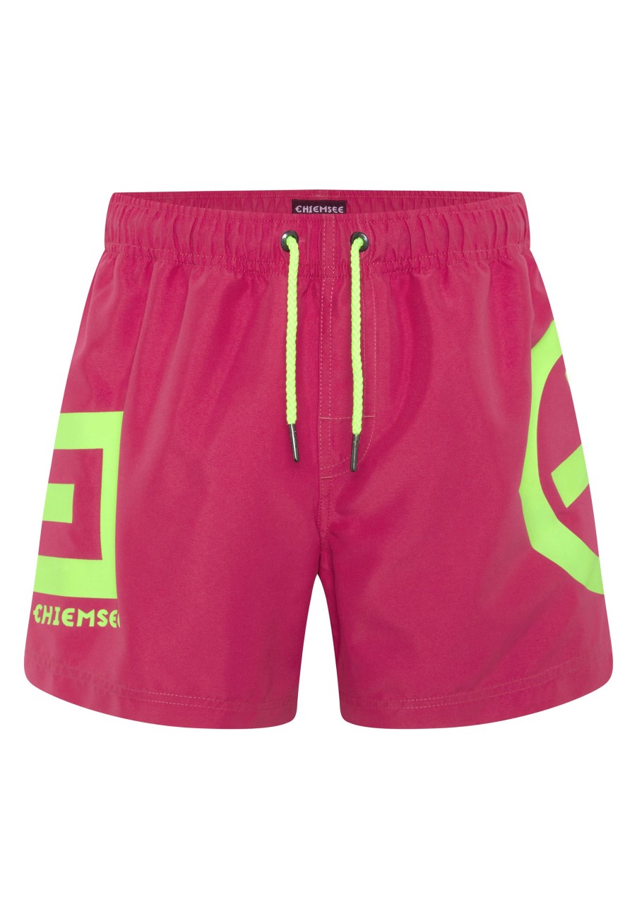 Kinder chiemsee Badeshorts | Jungen-Badeshorts Im Plus-Minus-Design