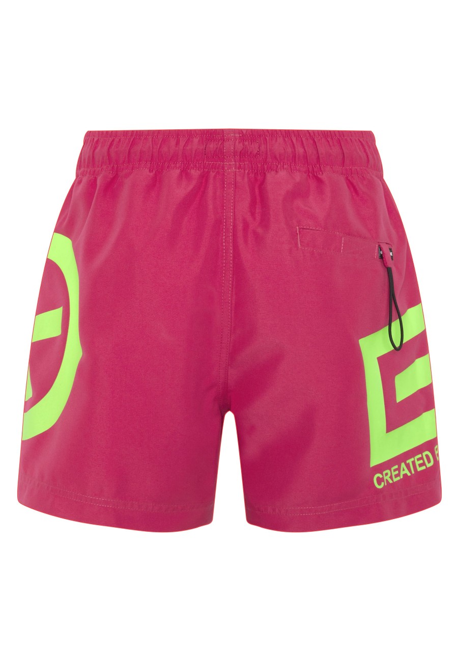 Kinder chiemsee Badeshorts | Jungen-Badeshorts Im Plus-Minus-Design