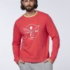 Herren chiemsee Sweatshirts & Sweatjacken | Sweater Aus Baumwollmix Im Label-Look