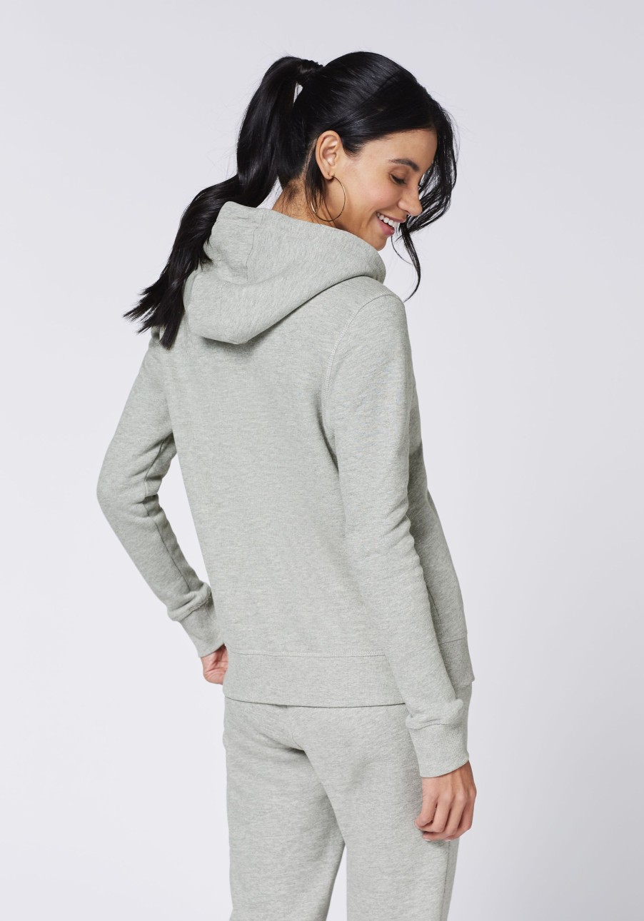 Damen chiemsee Sweatshirts & Sweatjacken | Sweatjacke Mit Kapuze Und Logo-Band