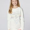 Kinder chiemsee Sweatshirts & Sweatjacken | Madchen-Sweater Mit Frontprint – Gots Zertifiziert