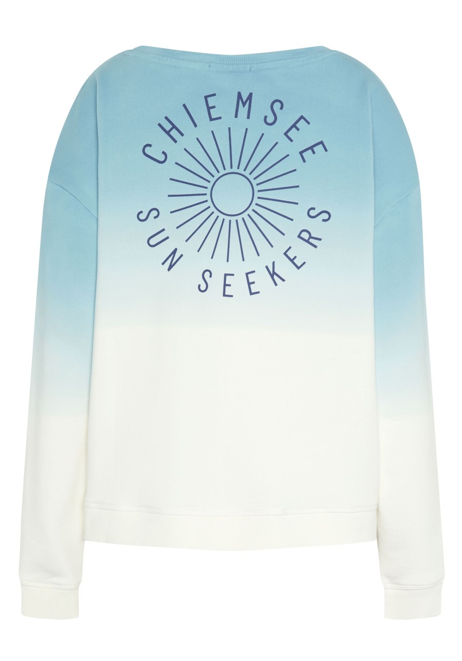 Kinder chiemsee Sweatshirts & Sweatjacken | Madchen-Sweater Aus Baumwollmix Mit Print Und Farbverlauf