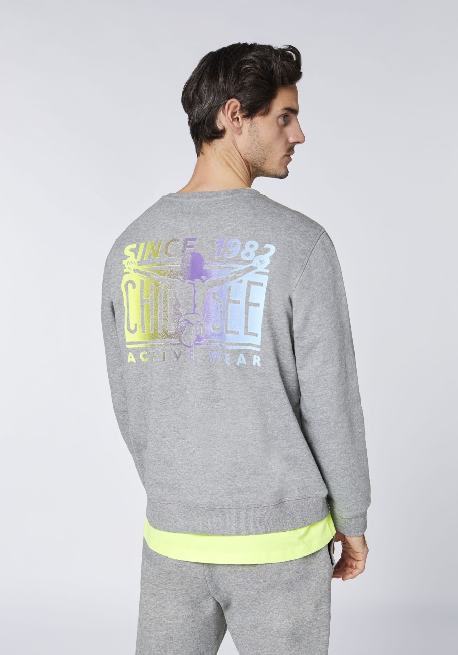 Herren chiemsee Sweatshirts & Sweatjacken | Sweater Mit Jumper-Motiv Im Farbverlauf