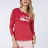 Damen chiemsee T-Shirts & Tops | Longsleeve Aus Baumwolle Mit Statement-Schriftzug