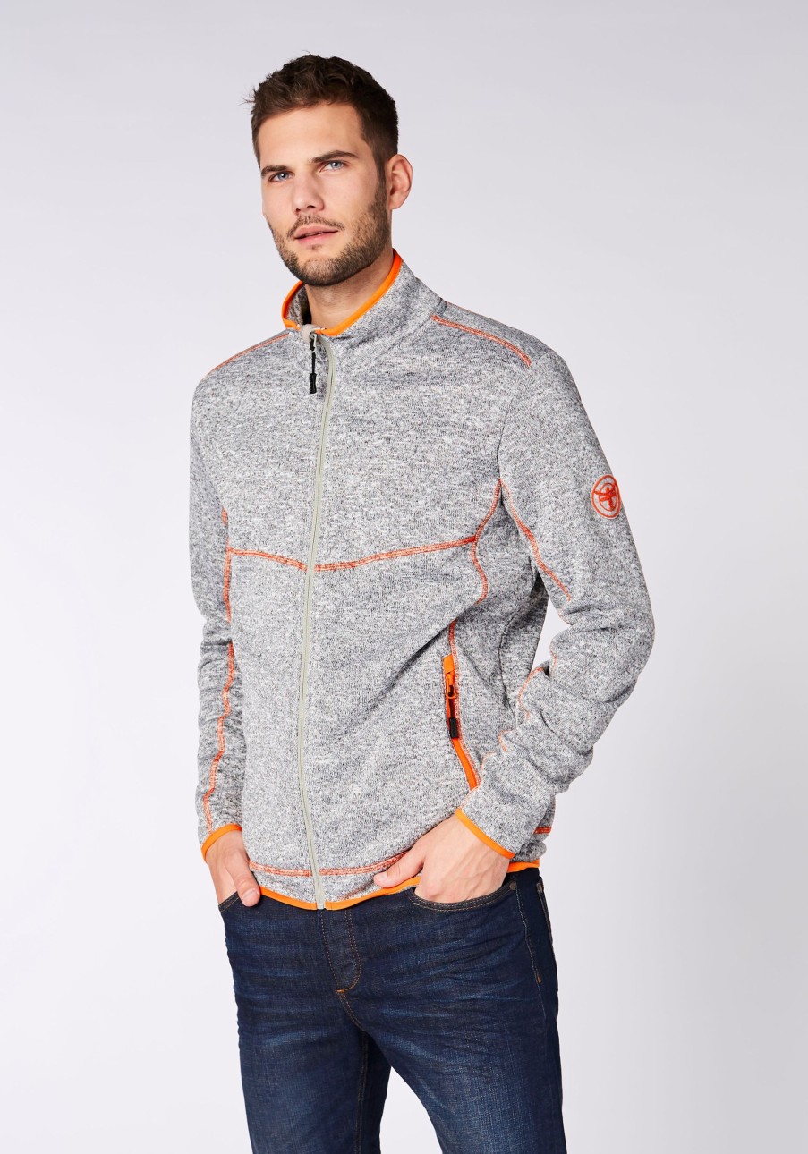 Herren chiemsee Fleece & Funktionswasche | Fleece-Jacke Mit Inside-Out-Nahten