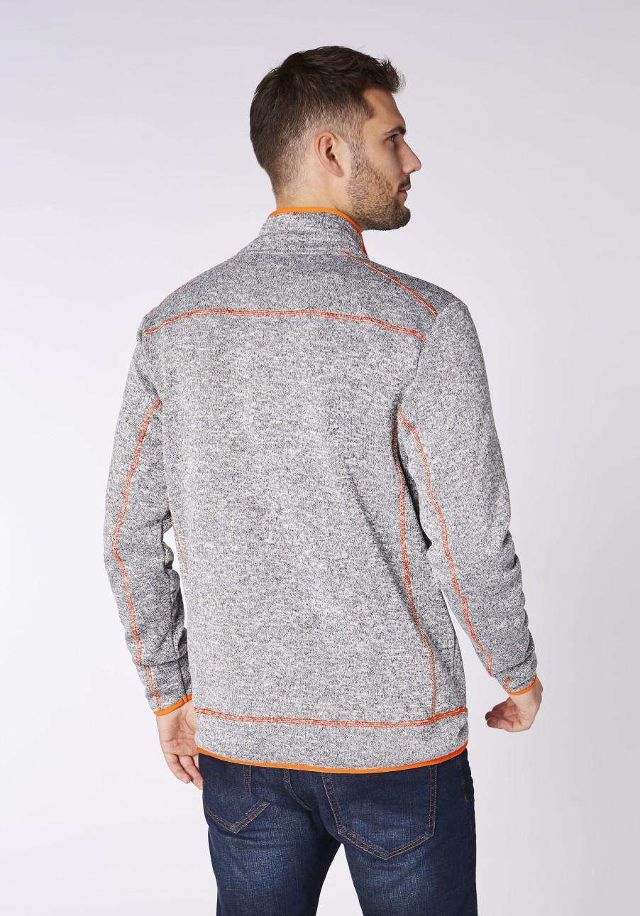 Herren chiemsee Fleece & Funktionswasche | Fleece-Jacke Mit Inside-Out-Nahten