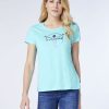 Damen chiemsee T-Shirts & Tops | T-Shirt Aus Jersey Mit Label-Frontprint