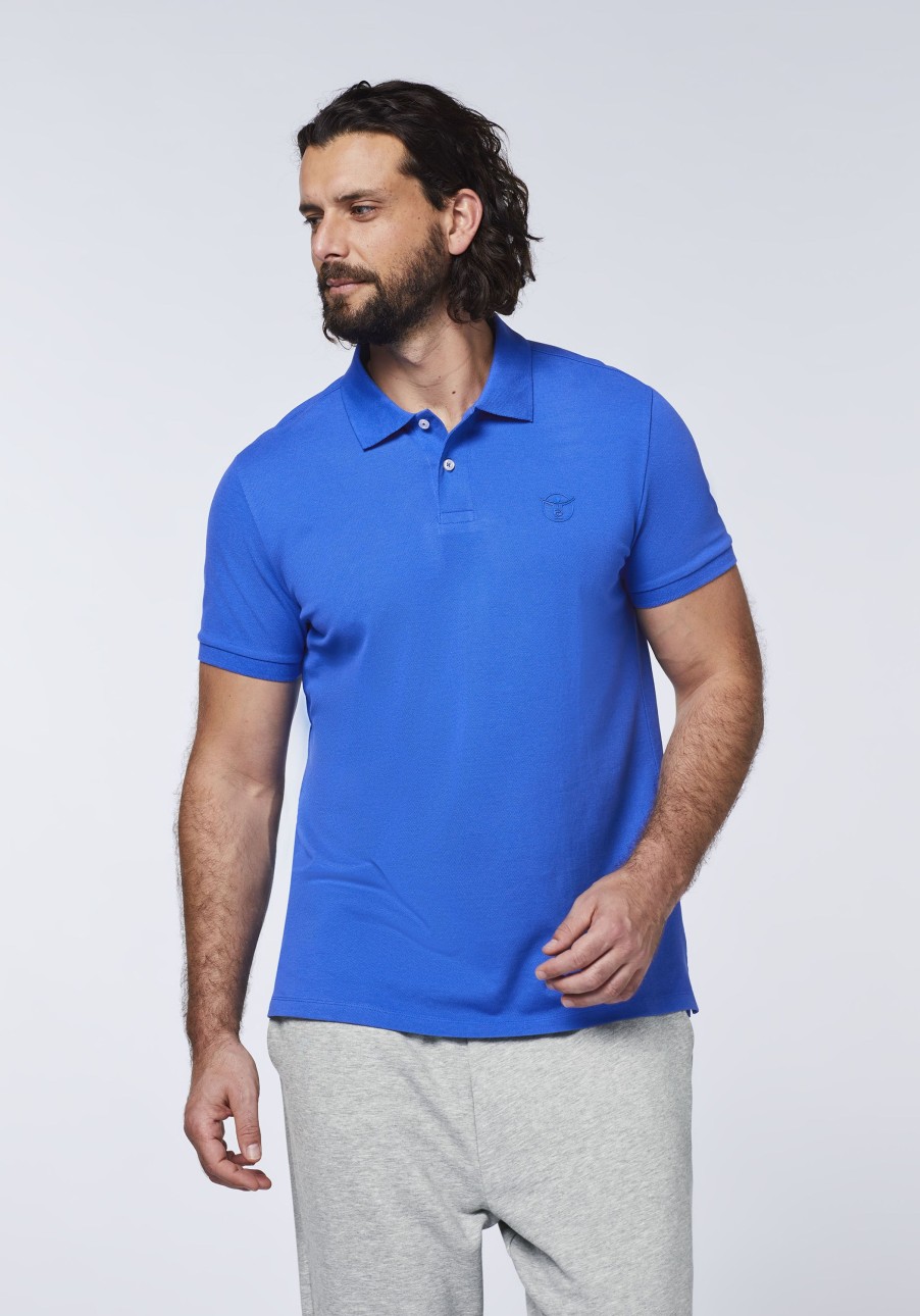 Herren chiemsee Poloshirts & Hemden | Regular-Fit Poloshirt Aus Baumwollpique Mit Logo