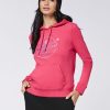 Damen chiemsee Sweatshirts & Sweatjacken | Hoodie Aus Baumwollmix Mit Logo-Motiv