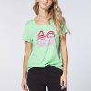 Damen chiemsee T-Shirts & Tops | T-Shirt Aus Jersey Mit Frontprint