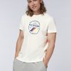 Herren chiemsee T-Shirts & Tanks | T-Shirt Aus Baumwolle Mit Label-Frontprint