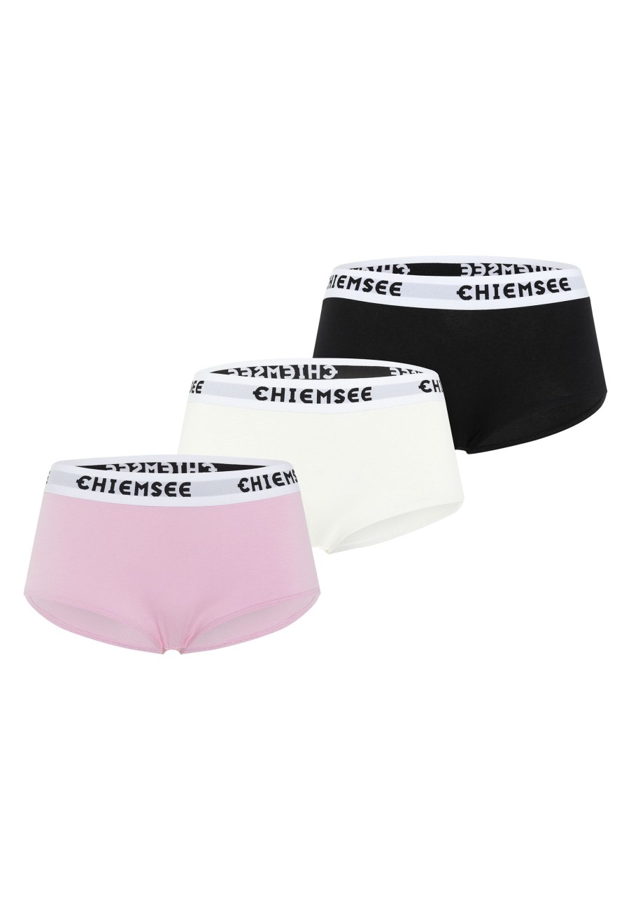 Damen chiemsee Unterwasche & Socken | 3Er-Pack Hipster-Panty Mit Logo-Bund