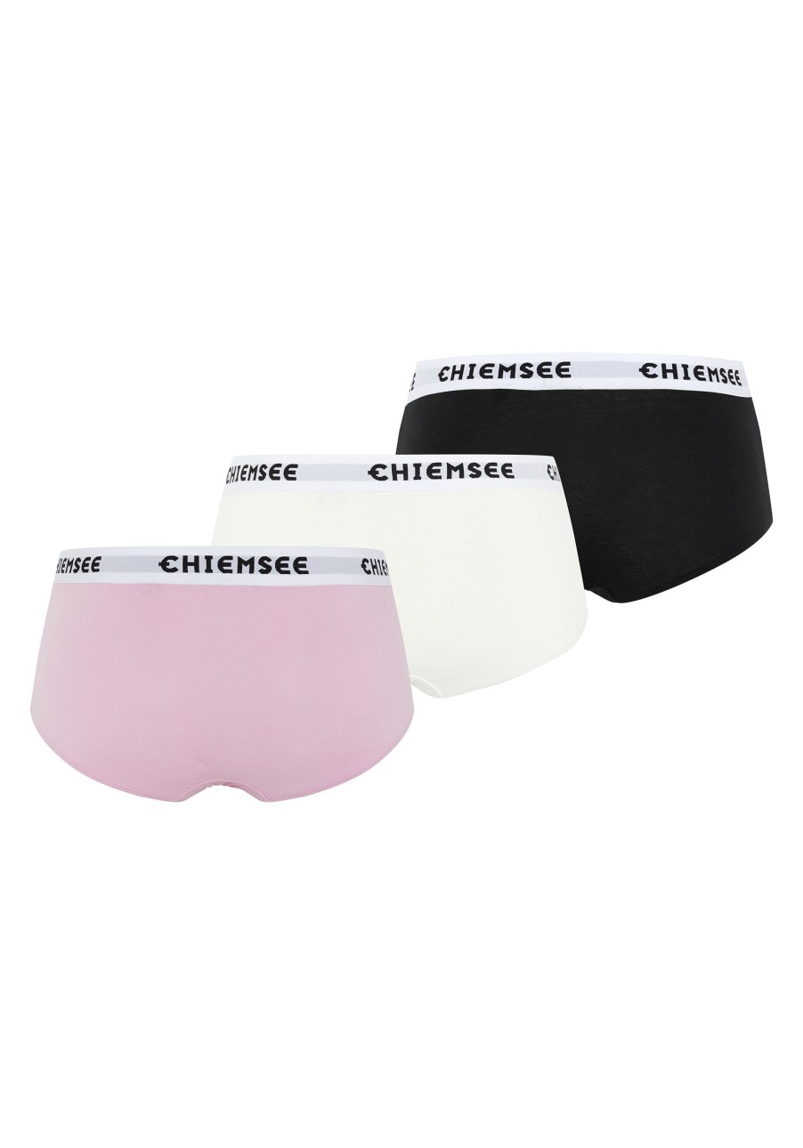 Damen chiemsee Unterwasche & Socken | 3Er-Pack Hipster-Panty Mit Logo-Bund