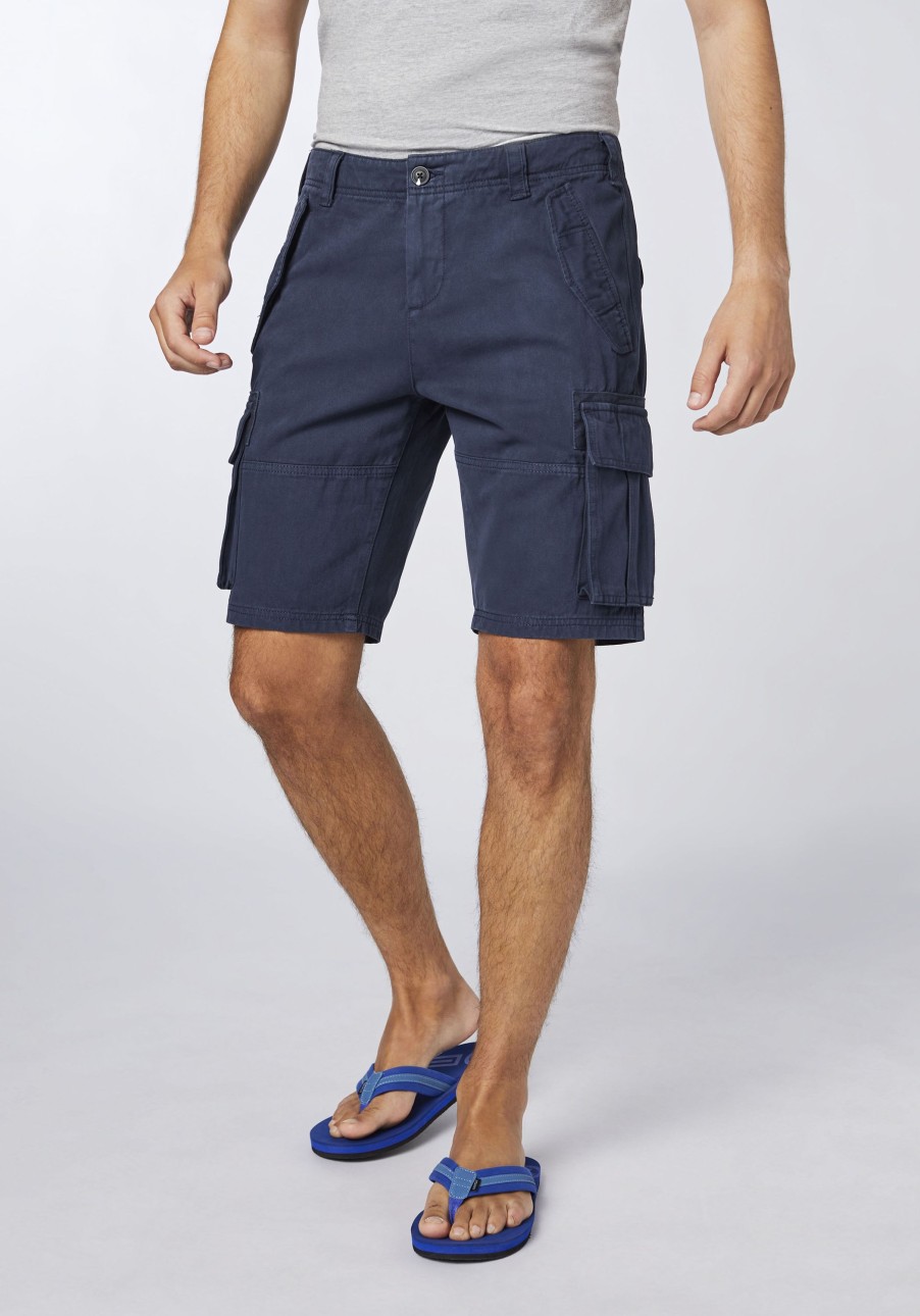 Herren chiemsee Hosen & Shorts | Regular-Fit Cargo-Shorts Aus Twill