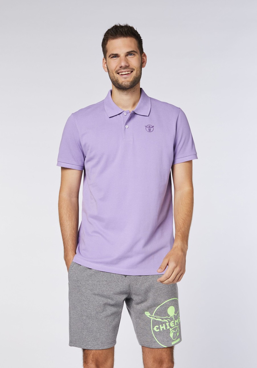 Herren chiemsee Poloshirts & Hemden | Regular-Fit Poloshirt Aus Baumwollpique Mit Logo