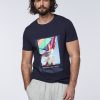 Herren chiemsee T-Shirts & Tanks | T-Shirt Aus Baumwolle Mit Surf-Fotoprint