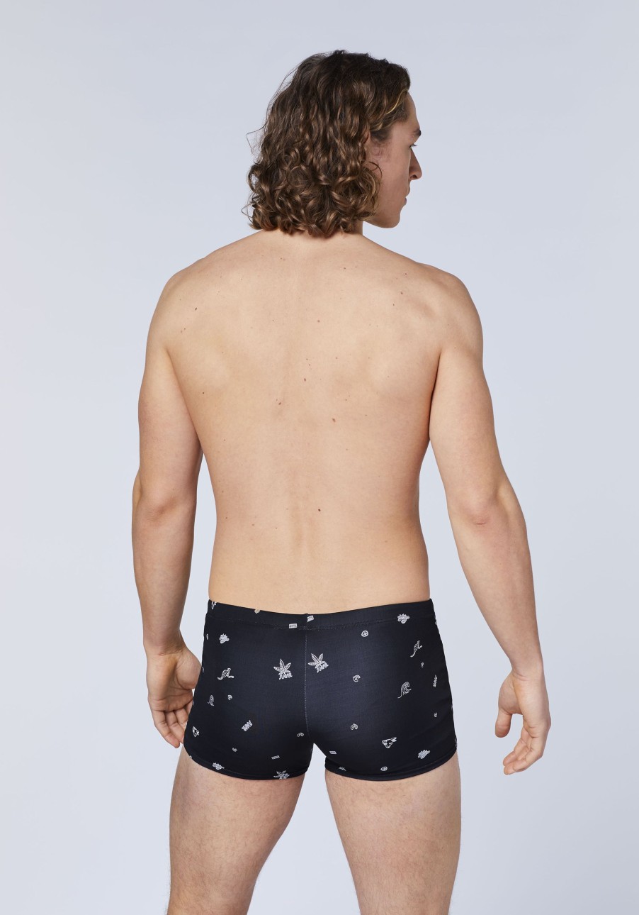 Herren chiemsee Badeshorts & Surfshorts | Eng Anliegende Badeshorts Mit Allover-Muster