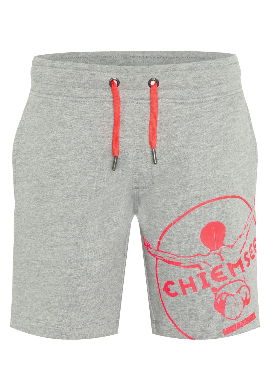 Kinder chiemsee Hosen & Shorts | Regular-Fit Jungen-Shorts Aus Sweat Mit Labelprint