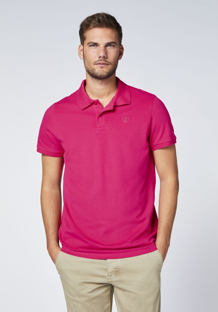 Herren chiemsee Poloshirts & Hemden | Regular-Fit Pique-Poloshirt Aus Elastischem Baumwollmix