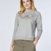 Damen chiemsee Sweatshirts & Sweatjacken | Sweater Aus Baumwollmix Mit Logo-Stitching