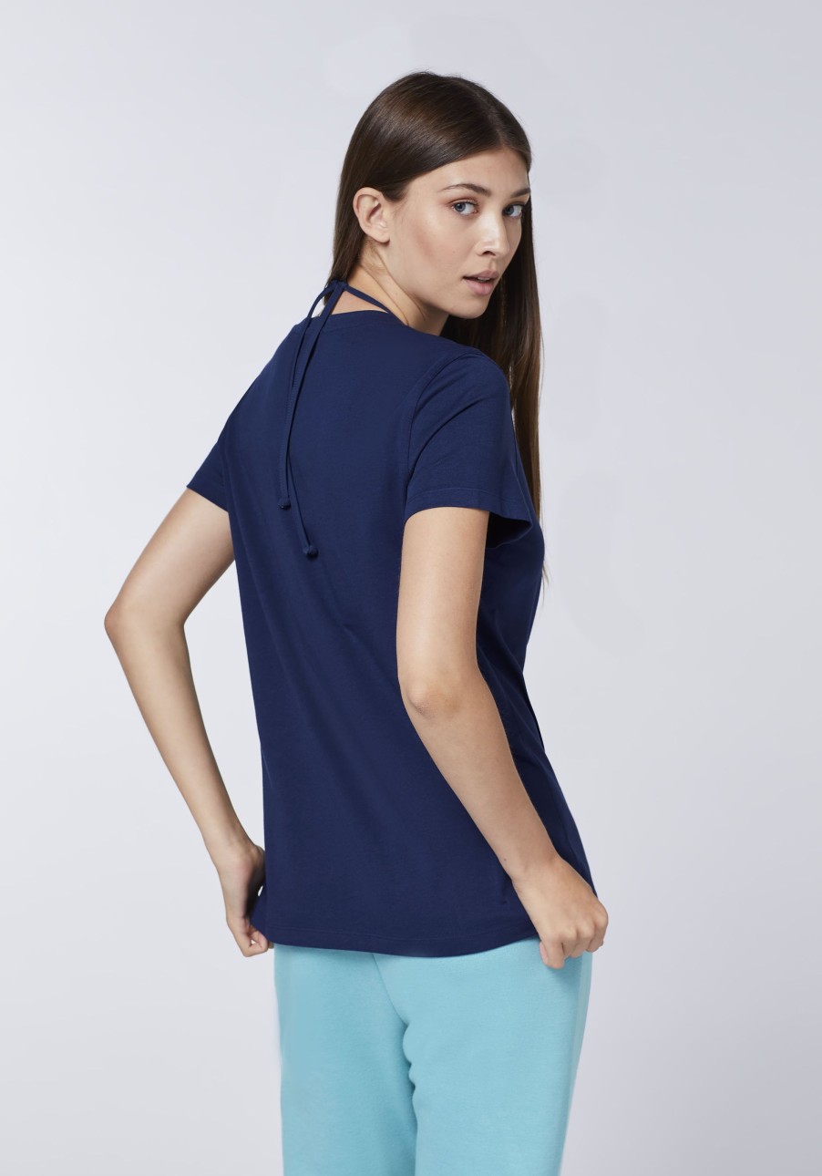 Damen chiemsee T-Shirts & Tops | Jersey-Shirt Mit Surfing-Statement-Schriftzug Im Farbverlauf