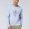 Herren chiemsee Sweatshirts & Sweatjacken | Sweater Aus Baumwollmix Im Label-Look