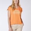 Damen chiemsee T-Shirts & Tops | Boxy Loose-Fit T-Shirt Mit Label-Frontprint