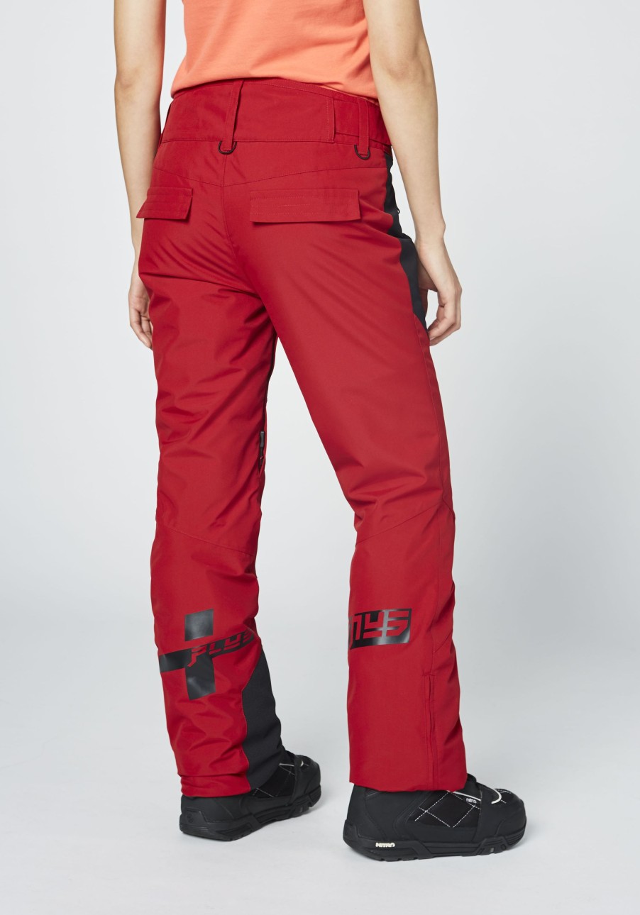 Damen chiemsee Ski- & Funktionshosen | Funktionale Slim-Fit Skihose Mit Print