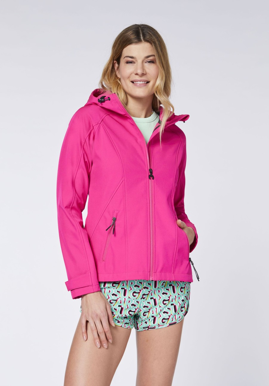 Damen chiemsee Ski- & Funktionsjacken | Funktionsjacke Im Einfarbigen Look