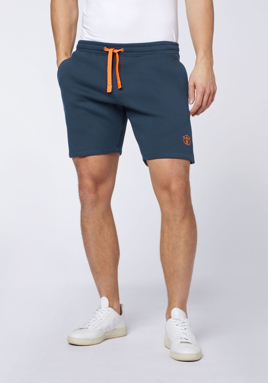 Herren chiemsee Hosen & Shorts | Regular-Fit Bermuda-Shorts Aus Sweat Mit Logo-Akzent