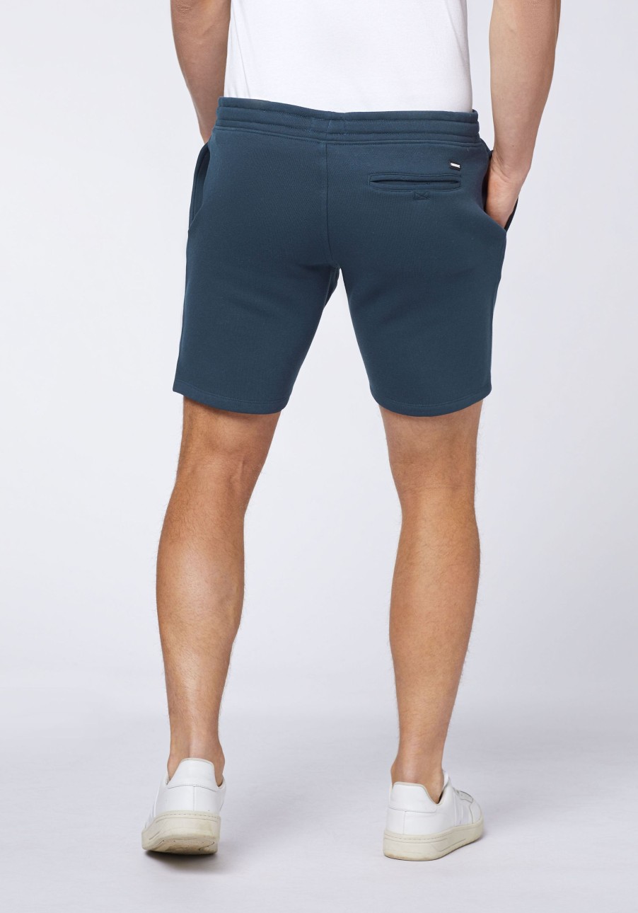 Herren chiemsee Hosen & Shorts | Regular-Fit Bermuda-Shorts Aus Sweat Mit Logo-Akzent