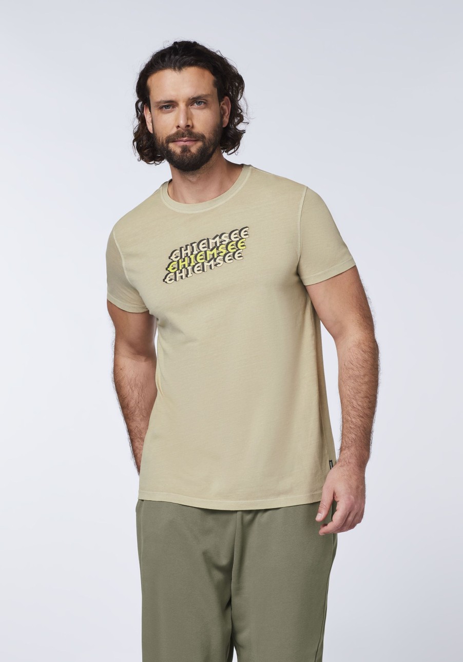 Herren chiemsee T-Shirts & Tanks | Logo-Shirt Aus Baumwolljersey