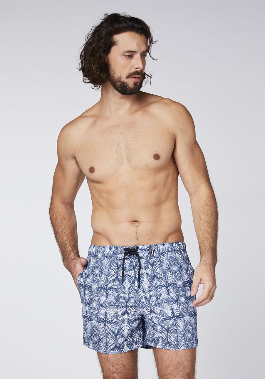 Herren chiemsee Badeshorts & Surfshorts | Lassig Bedruckte Badehose Mit Tasche