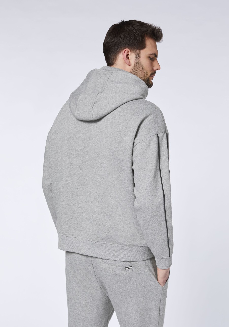 Herren chiemsee Sweatshirts & Sweatjacken | Hoodie Mit Kragen Und Kapuze