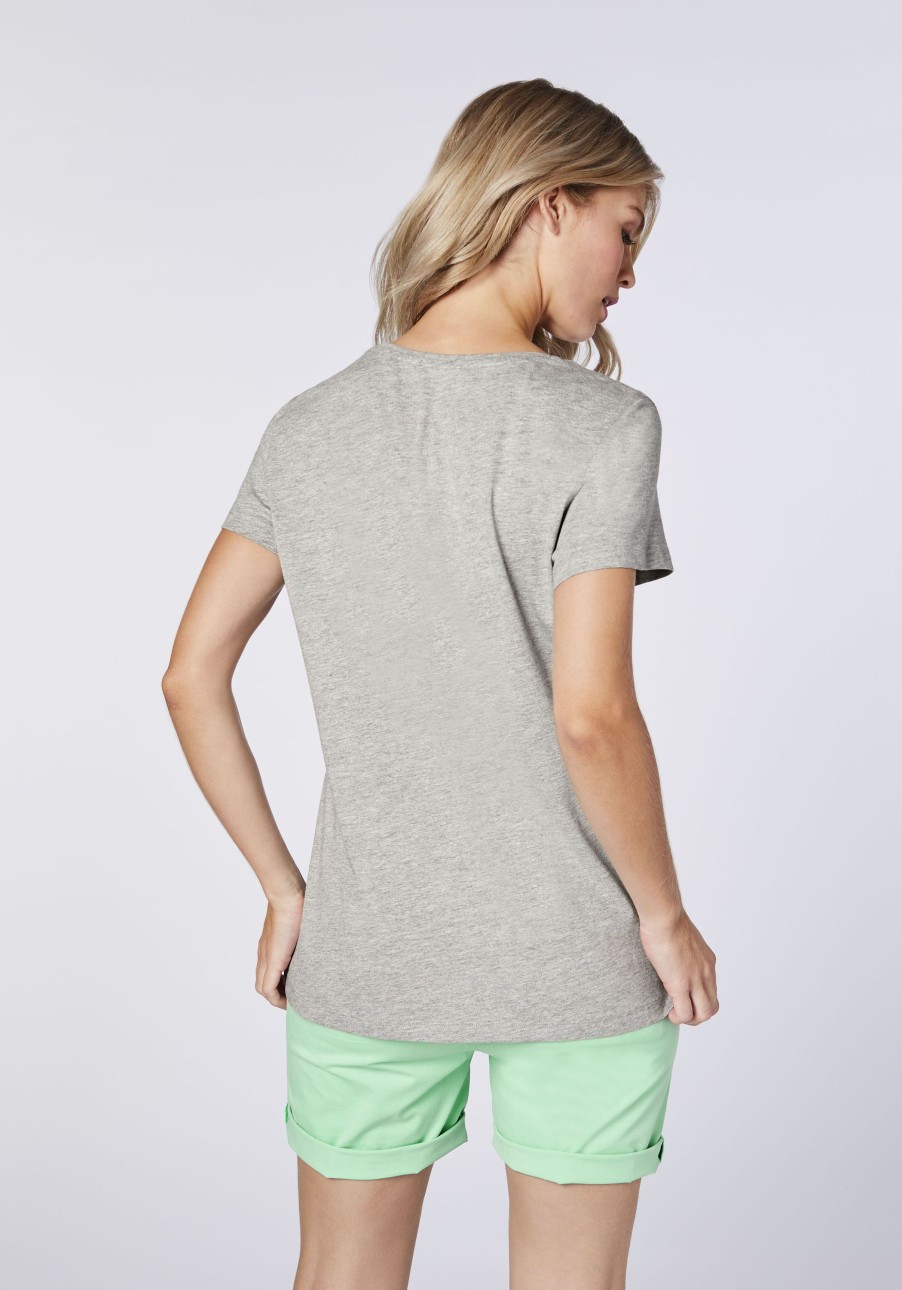 Damen chiemsee T-Shirts & Tops | T-Shirt Aus Jersey Mit Frontprint