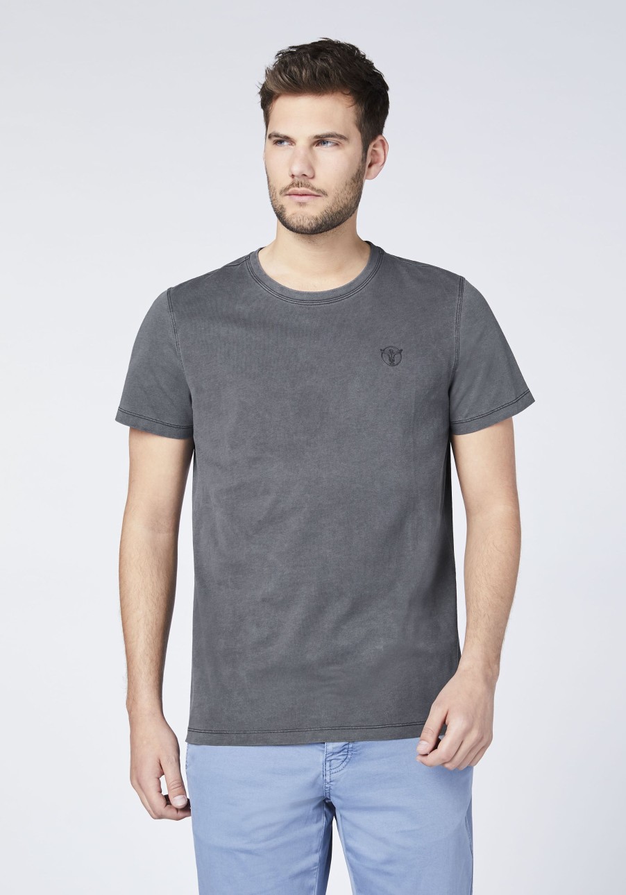 Herren chiemsee T-Shirts & Tanks | Jersey-Shirt Im Basic-Stil Mit Logo-Symbol