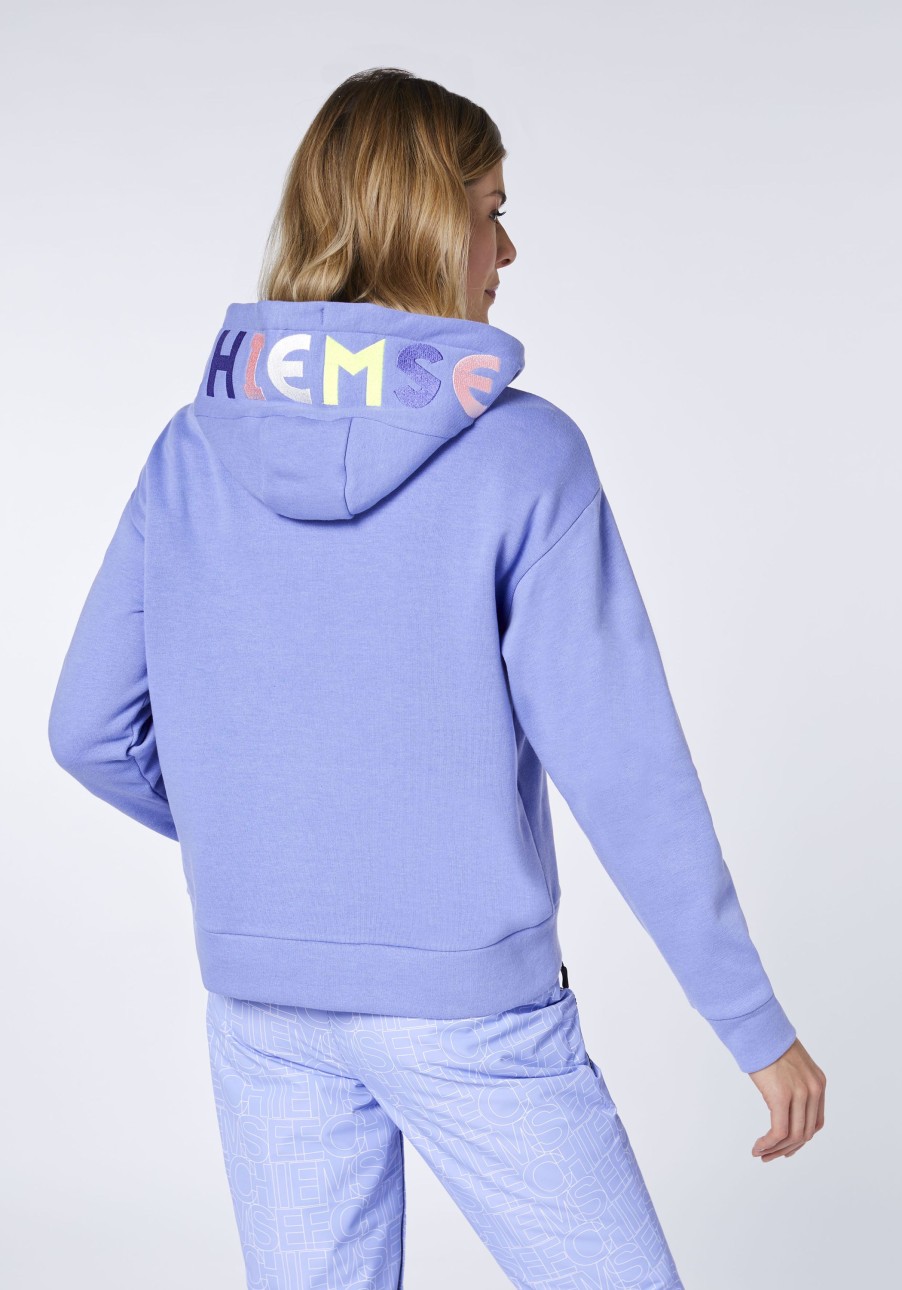 Damen chiemsee Sweatshirts & Sweatjacken | Comfort-Fit Hoodie In O-Shape Mit Label-Kapuze