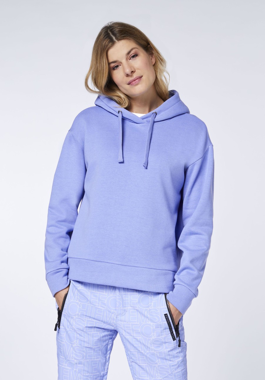 Damen chiemsee Sweatshirts & Sweatjacken | Comfort-Fit Hoodie In O-Shape Mit Label-Kapuze