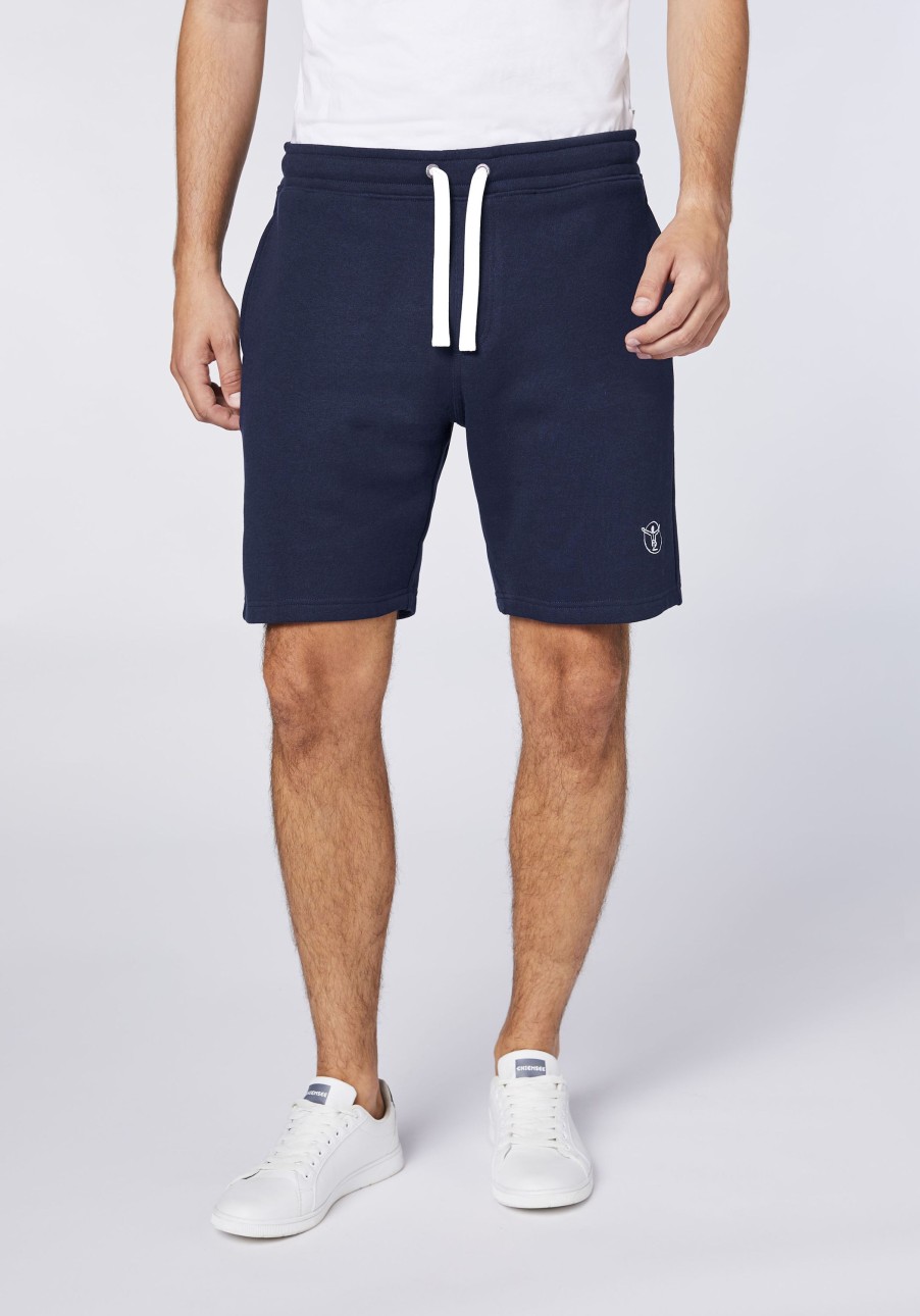 Herren chiemsee Hosen & Shorts | Regular-Fit Bermuda-Shorts Aus Sweat Mit Logo-Akzent